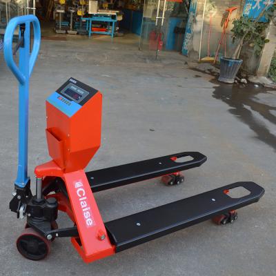 China 1 Ton To 3 Ton Hand Pallet Jack With Scale And Printer With LED Display CE Approved for sale