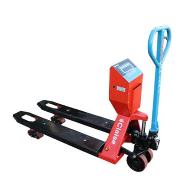 China 2000lb Hand Pallet Jack Weight Scale Heavy Duty 4000lb 6000lb Wear - Resistant for sale