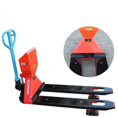 China High Accuracy Electric Pallet Jack With Scale , Hand Pallet Scale Labor Saving for sale