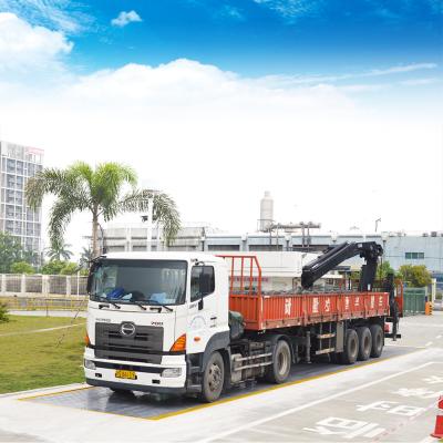 China Tipo resistente escala de 150 toneladas de Pitless do caminhão da báscula de Digitas à venda