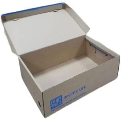 China Custom Printed Shoe Box Paper Packaging Recyclable 4c Offset Printing for sale