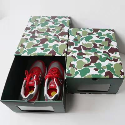 China Rectangle Fancy Packaging Box Collapsible Shoe Box Magnetic Packaging for sale