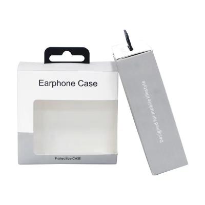 China Custom Different Shape Fancy Packaging Box With Hook For Airpod Cases for sale