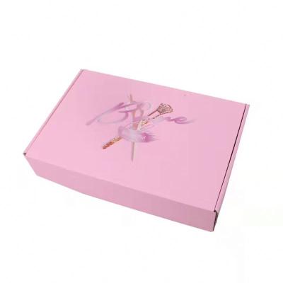 China Holographic Corrugated Cardboard Shipping Box for cosmetics for sale