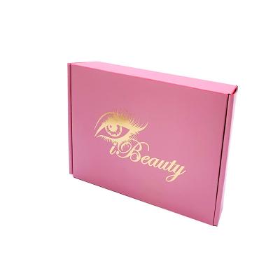 China pink plain Custom Printed Shipping Boxes 12x12x6 Recyclable for sale