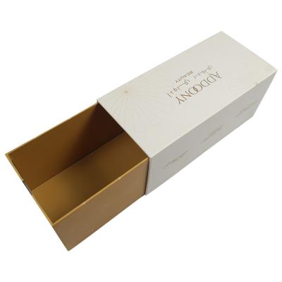 China Luxury Custom Cardboard Slide Drawer Cosmetic Packaging Paper Box for sale