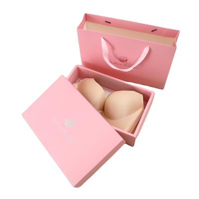 China Ladies Underwear Clothing Paper Box Recycled Materials Matt Lamination for sale