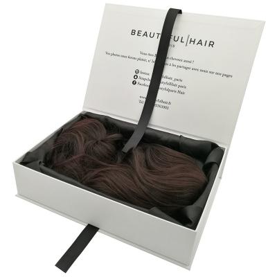 China wig Cosmetic Packaging Box luxury Hair Extension Packaging Box for sale