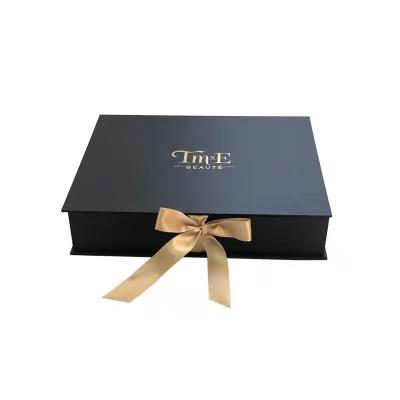 China Magnetic Cardboard Custom Wig Packaging Boxes for Hair Extension for sale
