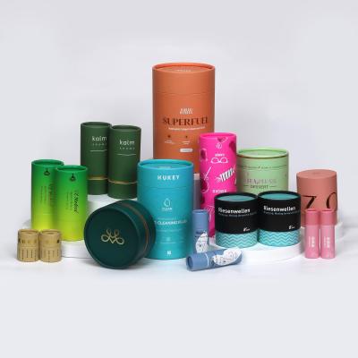 China Embalaje cosmético de tubos de papel rígido para botellas de goteador de aceites esenciales 30 ml 40 ml en venta
