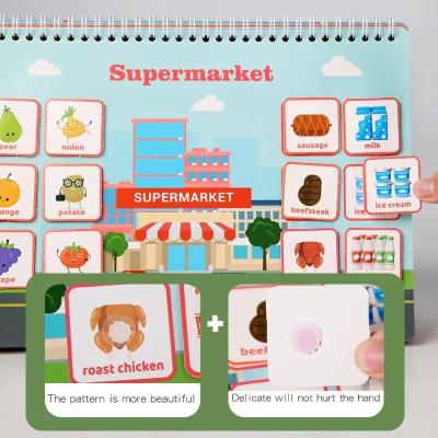 China Estampagem a quente Livro de capa dura Impressão para crianças Livro Montessori Educacional ODM à venda