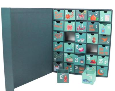 China Customizable Calendar Gift Box With Varnishing Printing OEM ODM One-stop Service for sale