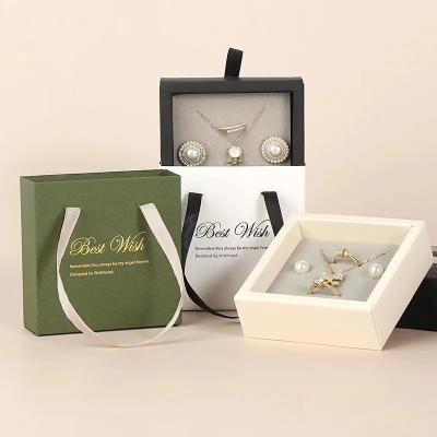 China Rectangular Jewelry Packaging Box Elegant Presentation Package Recyclable for sale