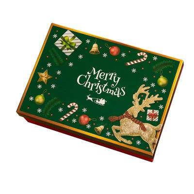 China Luxury Christmas Exquisite Paper Box , Wedding Party Gift Box for Candy Snacks Packaging for sale