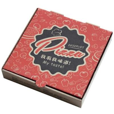 China Food Packaging Pizza Takeaway Boxes Custom Printed Corrugated Carton à venda