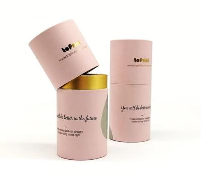 China Customizable Design Perfume Paper Tube Packaging With Bottle Matt Lamination Te koop