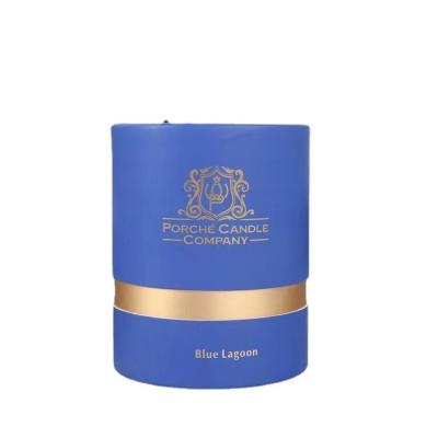 China Cosmetic Perfume Candle Cylinder Paper Tube Packaging Matt Lamination Surface Treat à venda