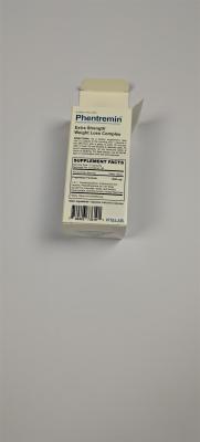 Китай Экологически чистые лекарственные таблетки складная небольшая бумажная коробка упаковочная коробка с цветовой печатью CMYK Pantone перерабатываемая продается