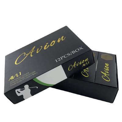 China 7-15 días Tiempo de producción Bola de golf regalo caja de embalaje elegante con laminado acabado brillante o mate en venta