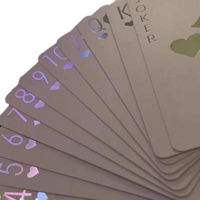 China 54 cartas por baralho Jogo de cartas de perspectiva invisível personalizado Impressão Laminado brilhante / fosco à venda