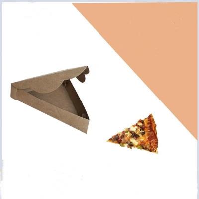 China Eco Friendly Paperboard Food Folders Triangle Pizza Box CMYK/Pantone Printed Box for sale