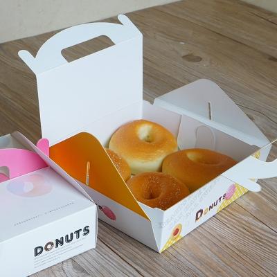 China Macaron Bakery Box Biscuits Cookie Donuts Food Packaging Boxes Manufacturers en venta