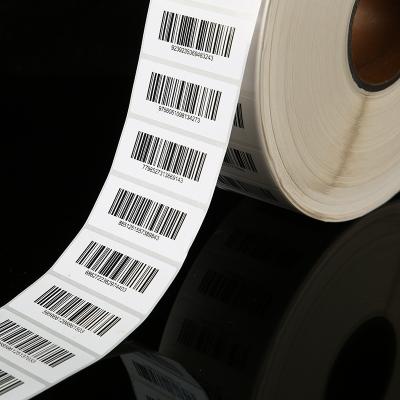Китай High Quality Factory Custom Barcode Roll Adhesive Sticker Label продается