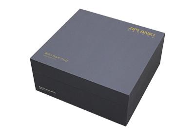 China Black Corrugated Packaging Box With Hot Foil Stamping Matt Lamination for sale
