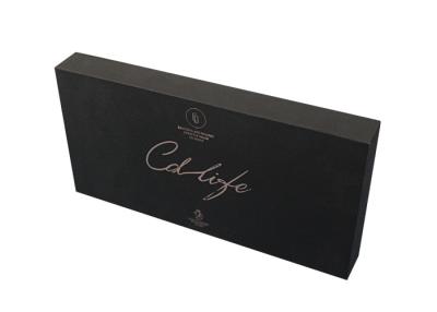 China Customized Rigid Packaging Box With Silver Hot Stamping for sale