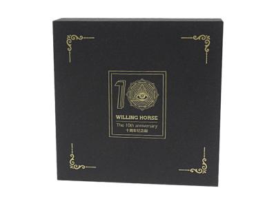 China Luxprinters Customizable Gift Box With Gold Hot Stamping Finishing for sale