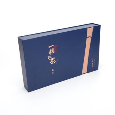 China Decoration Art paper Flat Folding Gift Boxes Embossing and Debossing for sale