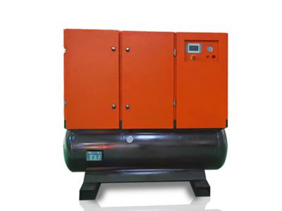 China 10HP 15HP  Silent Oil Free Types Of Rotary Air Compressor Tank Mounted for sale