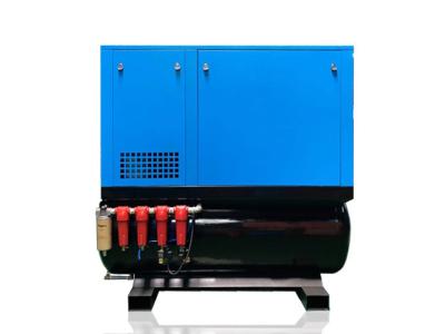China Laser Cutting Screw Type Air Compressor 10HP 15HP VSD Refrigerated Dryer for sale