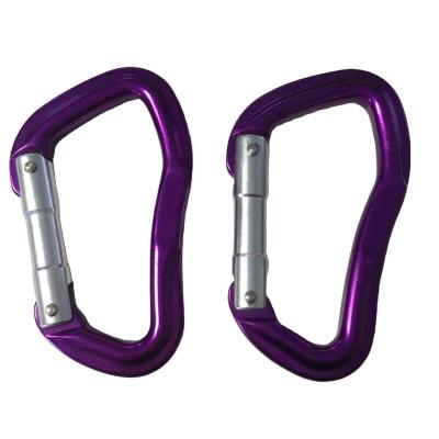 China Quick Link Aluminum Snap Hook Carabiner Hook Colorful for sale