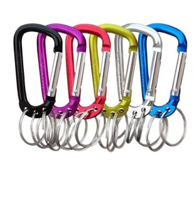 China Multifunction Keychain Clip Hook Spring Snap Hook Rings For Outdoor Carab for sale