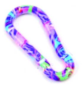 China Camouflage Aluminum Carabiner Hook Colorful Aluminum Snap Hook Quick Release for sale