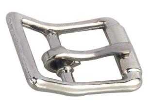 China DP-923Z Zinc Alloy Pin Pet Buckles Double Bar Buckle For Leather for sale
