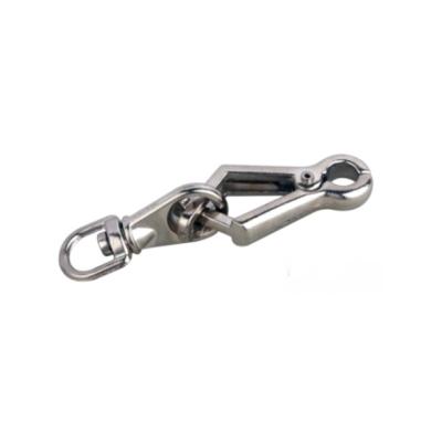 China Bolt Snap Hook Nippers Style Longer Zinc Alloy Diecast Nickel Plated for sale