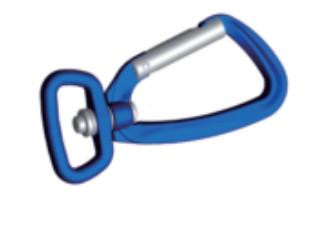 China Quick Release 4KN Carabiner Aluminum Snap Hook for sale