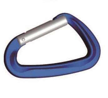 China Aluminum Locking Carabiner Snap Hook Assorted Colors for sale