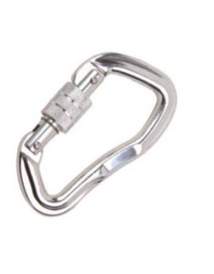 China Outdoor Accessories Aluminum Carabiner D Ring Carabiner High Polished for sale