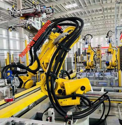 China 6 carga más pesada robótica extralarga 210kg del palmo de brazo de Fanuc del brazo del Dof 3100m m en venta