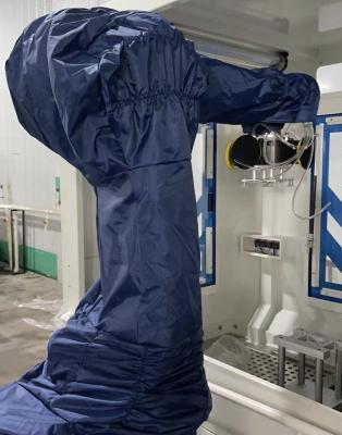 China Cubierta reutilizable del brazo del robot protectora para FANUC KUKA en taller de la voladura de arena en venta