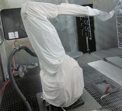 China Robotic Armor Covers with Surface Resistivity 10 7Ω - Suitable for Static Discharge en venta