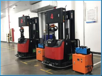 China Robot Forklift AGV Adjustable Speed 0-1500mm/s 270kg Self Weight CE Certified for sale