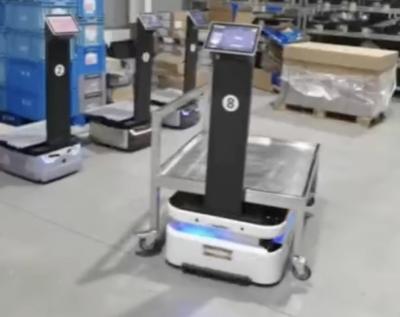 China 16AH Capacity Autonomous Mobile Robot for Warehouse Automation and 4cm Crossing Width en venta