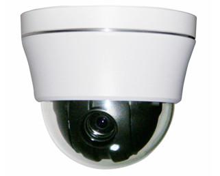 China Mini High Speed Dome Camera Ceiling Mount 10x Optical Zoom 30m Ir Distance 1000TVL for sale