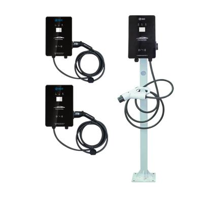 China Type 2 32a Electric Vehicle Wall Charger , 7kw Rapid Charger For Electric Cars for sale