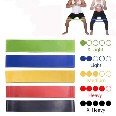 China ZHIHUI TPE Silicone Exercise Bands Yoga Resistance Rubber for sale