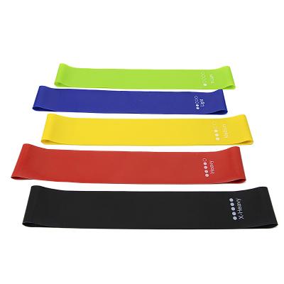 China ZH 3 PCS Body Buliding Natural Latex Resistance Bands Silicone Personalized for sale